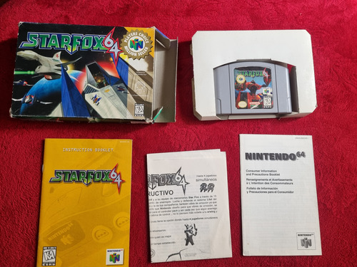 Starfox 64 Star Fox Cartucho Totalmente Original N64 (Usado)