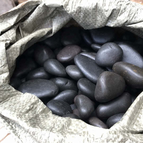 Piedra Grava Negra 5kg 30-40mm Pecera Acuario Fondo Jardin 