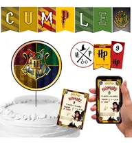 Comprar Kit Imprimible Cumple + Candy Editable - Harry Potter
