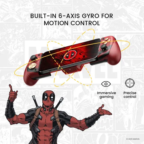 Gamesir X3 Pro Type-c Deadpool C/ Ventilador Refrigerado