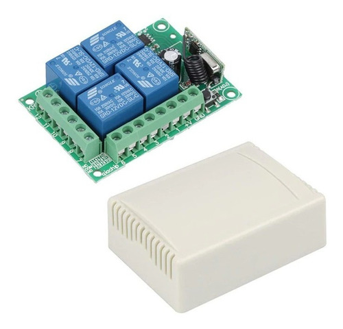 Switch 500mts Modulo Relay On/off Contremoto 4 Canales 12v