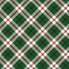 Imagem 1 de 3 de Papel De Parede Ilustração Xadrez De Tecido Escocês Verde. E