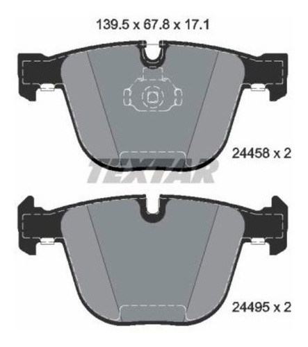 Pastilhas De Freio Traseira Bmw X5 M 4.4 2009-2014 (e70)