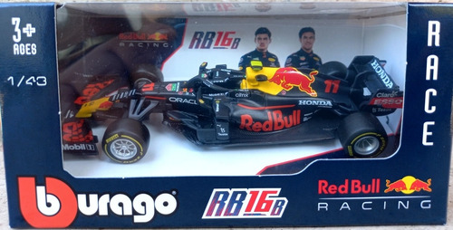 F1 Red Bull Rb16b 2021 Sergio Perez Y Max Verstappen ¡2pzas! (Usado)