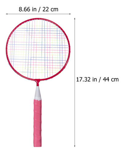 1 Juego De Raquetas De Bádminton Portátiles Para Niños, De E