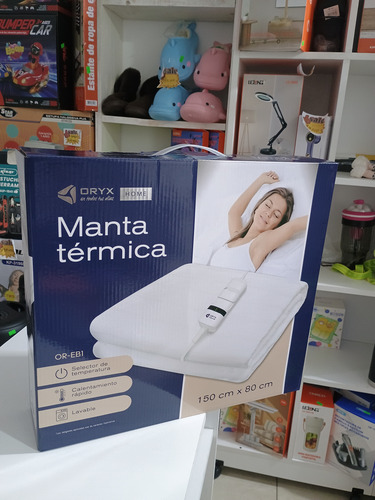 Manta Térmica 1 Plaza( 150cm X 80cm) Blanco Manta