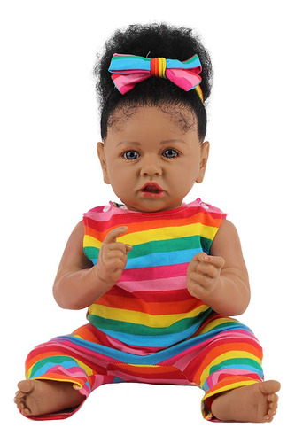 Muñeca Realista Reborn Hoomai Relike, Afroamericana