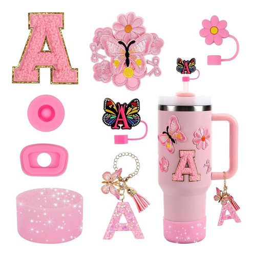Pegatinas De La Taza De 15 Piezas Accesorios De Del Rosa