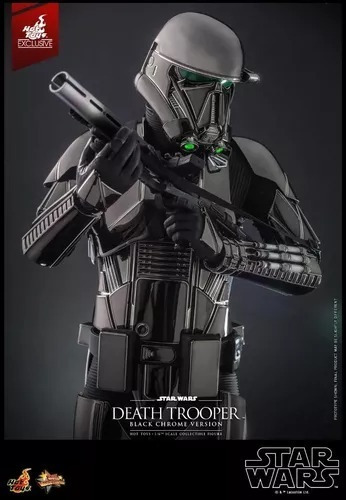 Hot Toys Death Trooper (black Chrome) Sixth Scale Figure