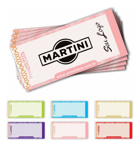 Imagem 4 de 6 de Ficha De Bar Ticket Eventos Shows Bares Festas - Kit 192 Un