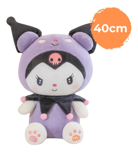 Peluche My Melody Kuromi 40cm Kawaii Coleccionable Importado