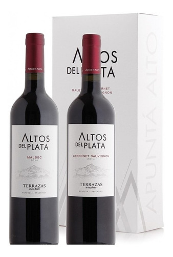 Altos Del Plata Estuche Por 2 Botellas 750ml. Avellaneda.