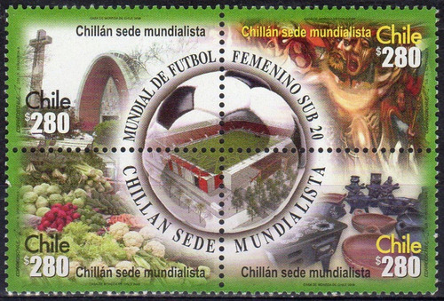 Mundial Fútbol Femenino Sub 20 - Chile 2008 - Serie Mint