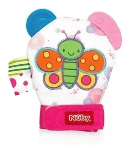 Mordillo Guante Bebe Funky Mitts Nuby Mono Mariposa Cohete