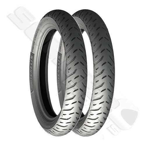 Par Pneu Ybr 125 80-100-18 + 100-90-18 (+largo) Michelin