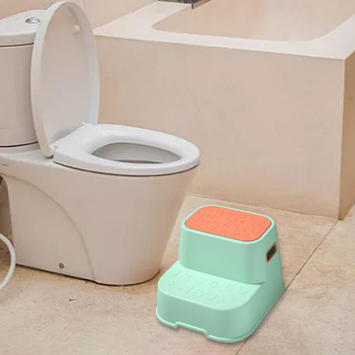 Taburete Doble Para Niños Pequeños, Taburete Verde