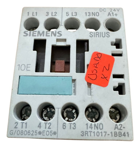 3rt1017-1bb41 Siemens Contactor S00 13amp Na 24vdc