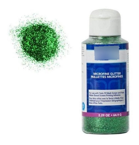 Diamantina Ultra Fina Verde Glitter Brillitos Polvo