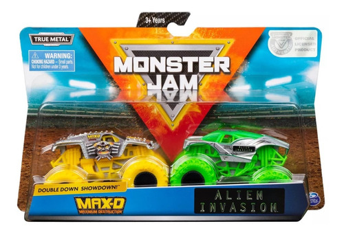 Monster Jam Max-d Vs Alien Invasion Spin Master
