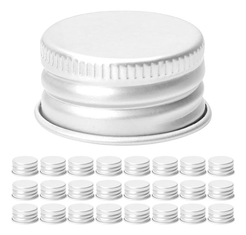 50 Piezas Mini Botella De Agua Botella De Aluminio Tapa De 1