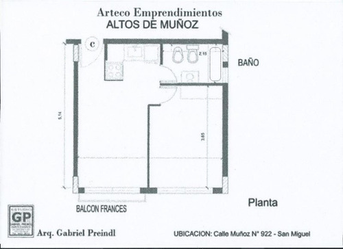 Imagen 3 de 6 de Departamento 2 Ambientes A Estrenar San Miguel