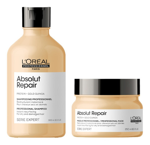 Kit Shampoo + Máscara Absolut Repair L'oréal Professionnel