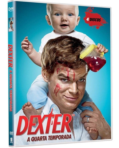 Dvd Dexter A Quarta Temporada Completa 4 Discos