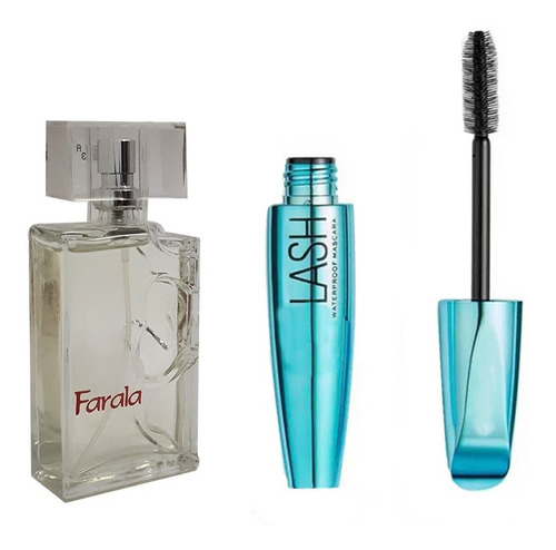 Set Perfume Farala 50ml + Rimel Mascara De Pestañas Karité 