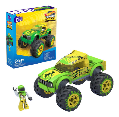 Mega Hot Wheels Gunkster Monster Truck - Juego De Construcc.