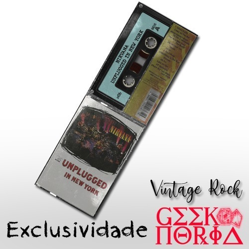 Marcador Magnético Vintage Tape Rock - Nirvana