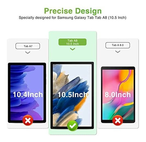 Protector Pantalla Para Samsung Galaxy Tab Sm Vidrio Sin