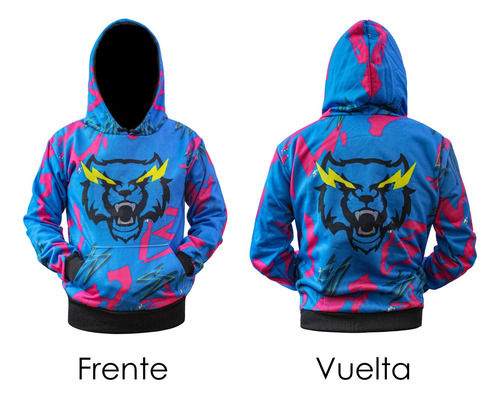Sudadera Mr Beast Adulto Con Capucha Unisex Sublimada Lz.