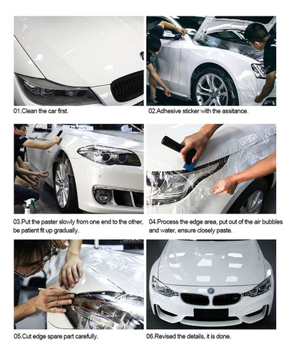 Película Protectora De Pintura Transparente Para Automóvil,