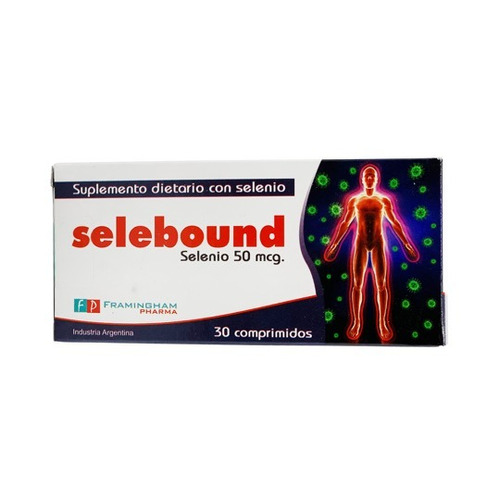 Suplemento Selebound Selenio Orgánico X 30 Comp Antioxidante