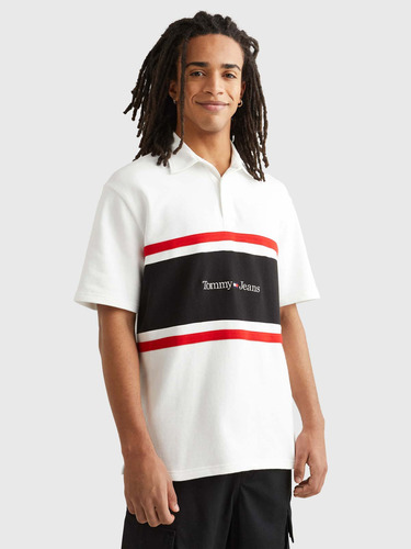 Polo Blanca De Hombre Relaxed  - Tommy Hilfiger