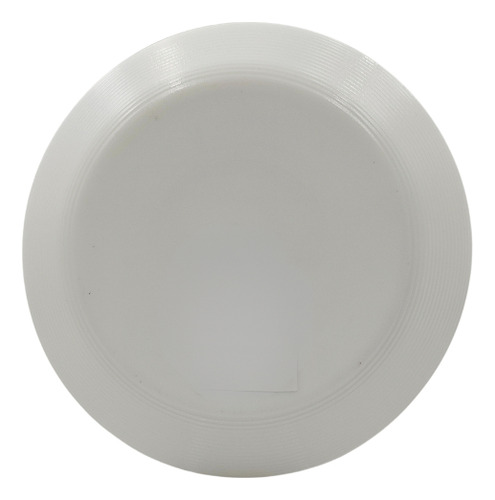 Paquete Juego 6 Plato Pastel Vidrio Opal 20 Cm Redondo Color Blanco