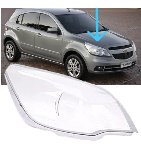 Imagen 2 de 5 de Lente Optica Chevrolet Agile 2009 2010 2011 2012 2013