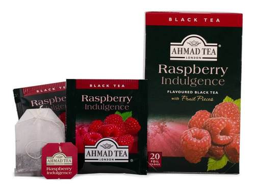 Tea Ahmad Pack 40s Raspberry Indulgence - Frambuesa