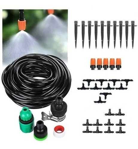 Kit Especial Riego Automatico Por Goteo Aspersor 25m