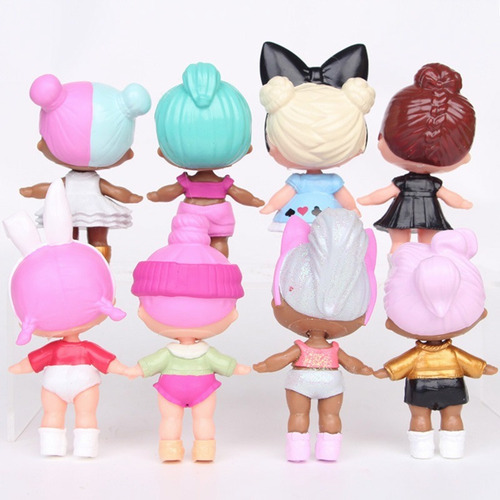 8 Pcs Muñecas Surprise Lol 2.ª Generación Con Biberón