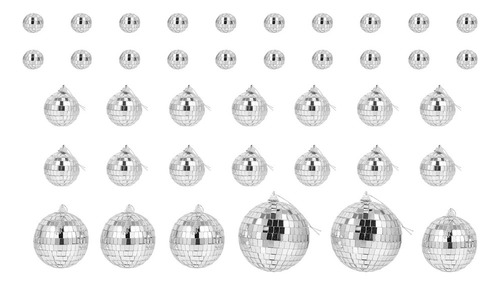 Bola De Espejo Colgante Para Decoración De Discoteca, 40 Uni