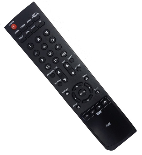 Control Remoto 465 Rc-j38 Para Lcd Led Tv Ilo Nex