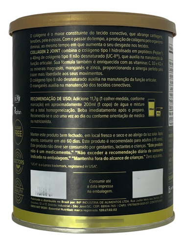 2x Collagen Joint Limao Lata 351g/30ds Essential