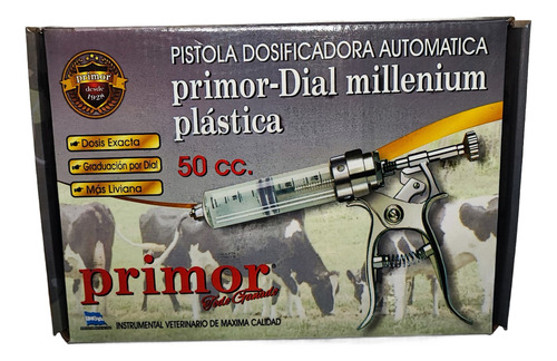 Jeringa Tipo Lider / Primor 70 Cuerpo Plastico + 12 Agujas Capacidad En Volumen 50 Ml