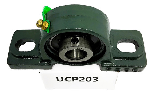 Ucp203 - Kit Com 04 Mancais Com Rolamento Para Eixo 17mm