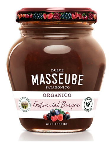 Mermelada Masseube De Frutos Del Bosque Organica 352 Gr. 