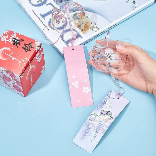 3 Campanas Viento Cristal Japonesas For Regalo Cumpleaños