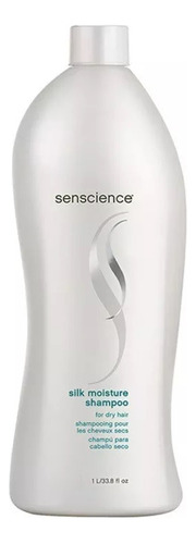  Shampoo Senscience Silk Moisture Em Garrafa De 1000ml Com 1 Pacote