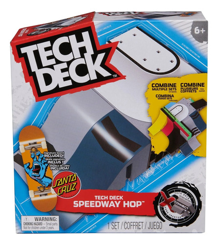 Tech Deck Skate Dedos Set Rampa Patineta Santa Cruz Original