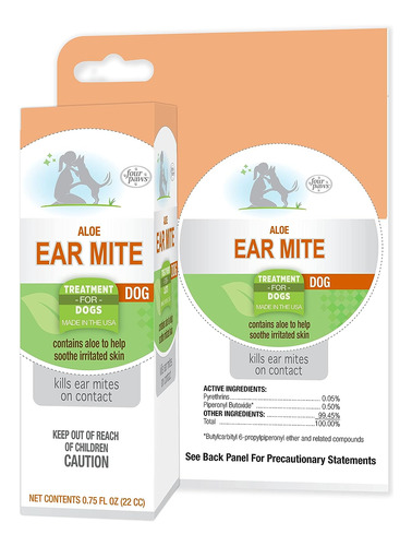 Healthy Promise Tratamiento De Ácaros De Oído De Aloe Para P